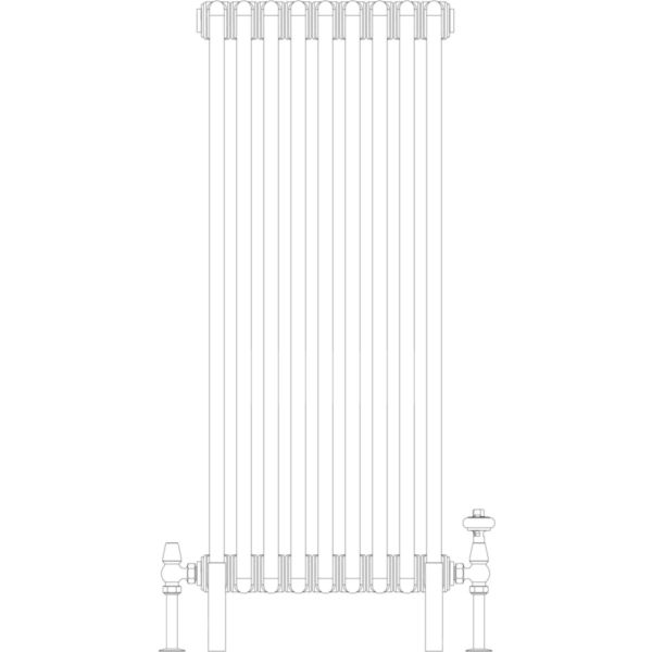 Florence 2 Column 1000mm, 9 sections