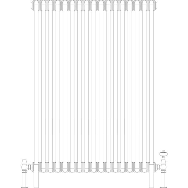 Florence 2 Column 1200mm, 17 sections