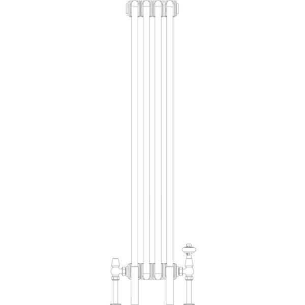 Florence 2 Column 1200mm, 4 sections