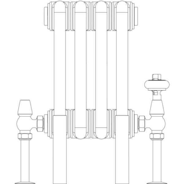 Florence 2 Column 200mm, 4 sections