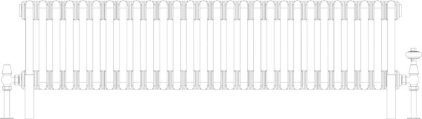 Florence 2 Column 300mm, 28 sections