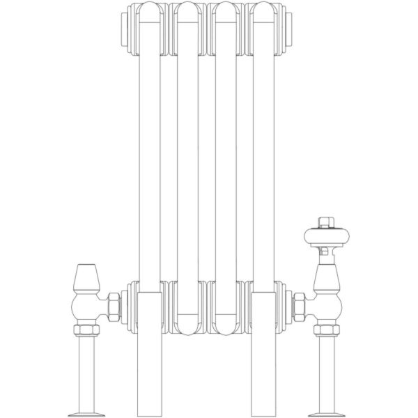 Florence 2 Column 400mm, 4 sections