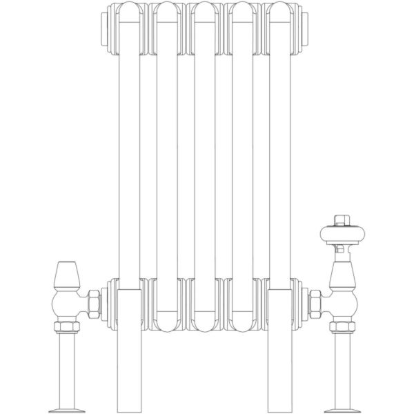 Florence 2 Column 400mm, 5 sections