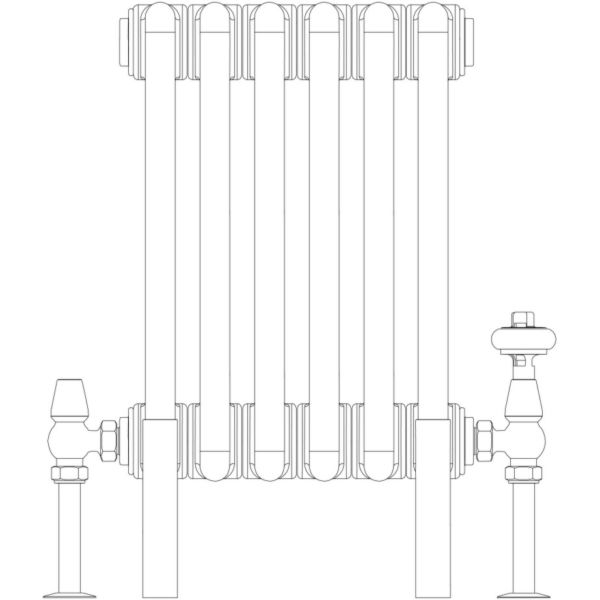 Florence 2 Column 400mm, 6 sections