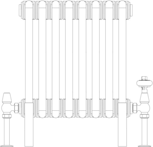 Florence 2 Column 400mm, 8 sections