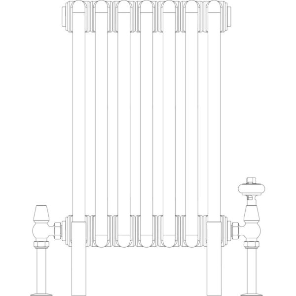 Florence 2 Column 500mm, 7 sections