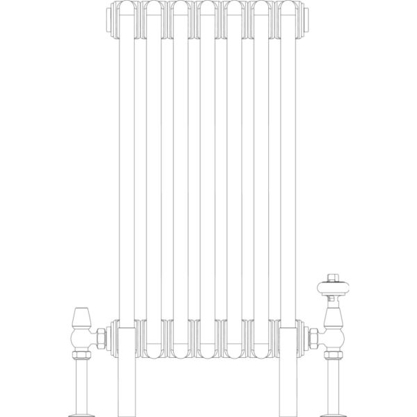 Florence 2 Column 600mm, 7 sections