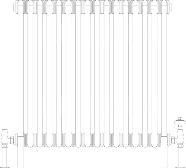 Florence 2 Column 685mm, 16 sections