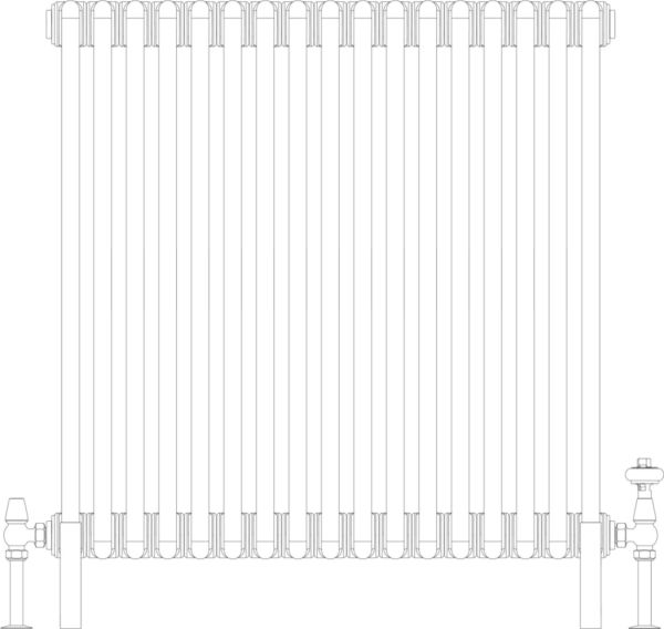 Florence 2 Column 765mm, 17 sections