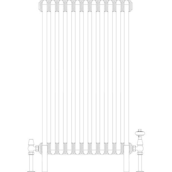 Florence 3 Column 900mm, 11 sections