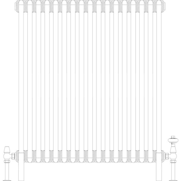 Florence 3 Column 900mm, 17 sections