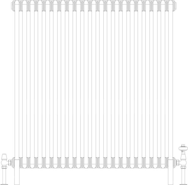 Florence 4 Column 1000mm, 21 sections