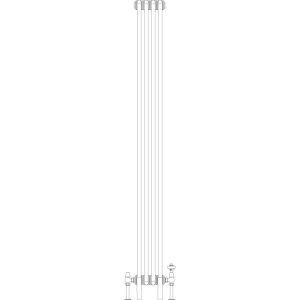 Florence 4 Column 1800mm, 4 sections