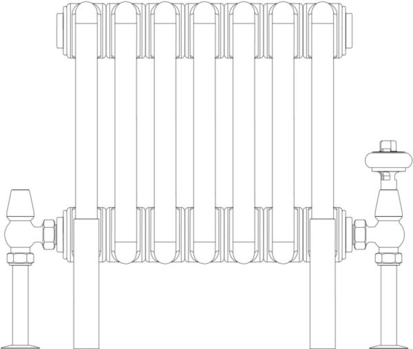 Florence 4 Column 300mm, 7 sections