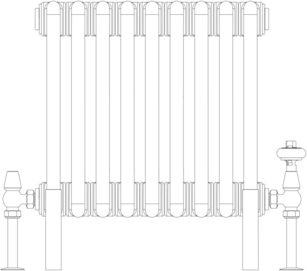 Florence 4 Column 400mm, 9 sections