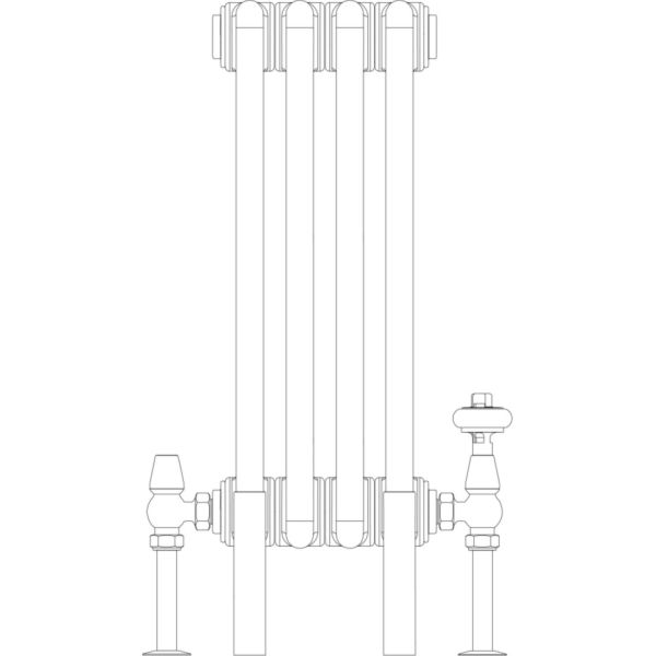 Florence 4 Column 500mm, 4 sections