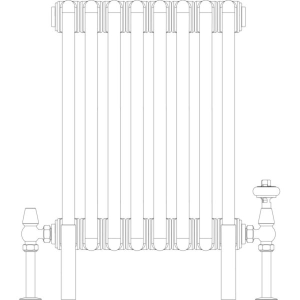 Florence 4 Column 500mm, 8 sections