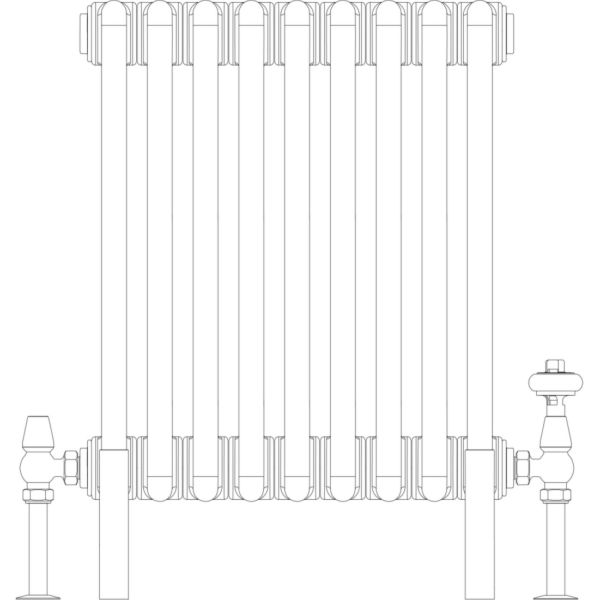 Florence 4 Column 500mm, 9 sections