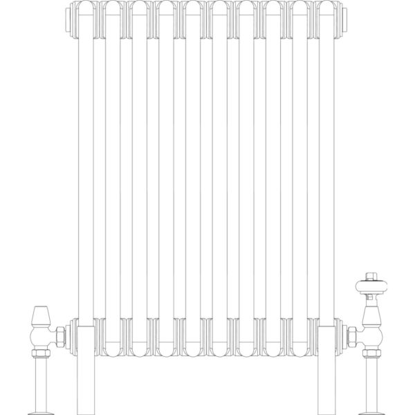 Florence 4 Column 600mm, 10 sections