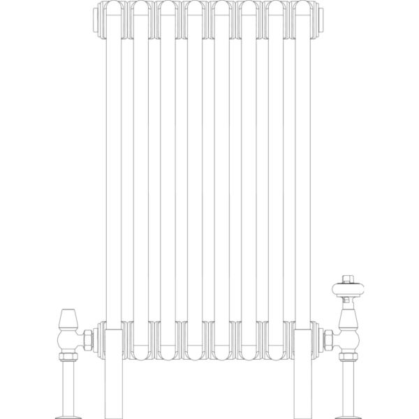 Florence 4 Column 600mm, 8 sections