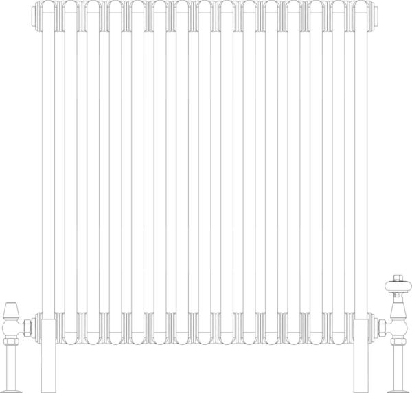 Florence 4 Column 685mm, 15 sections