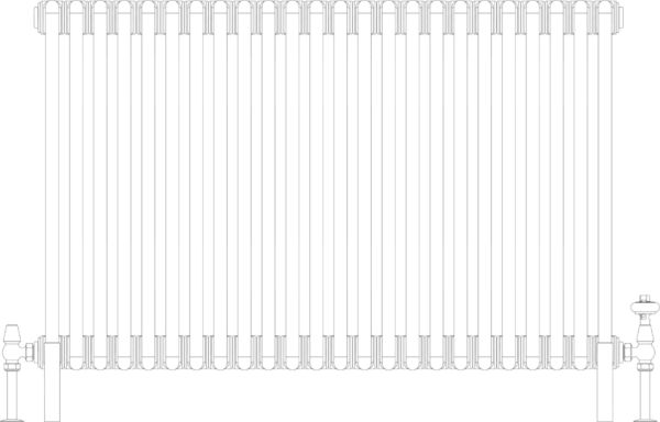 Florence 4 Column 685mm, 24 sections