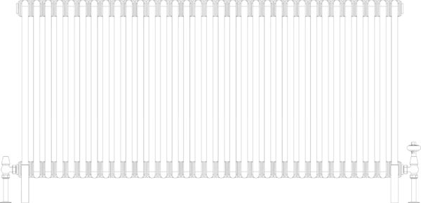 Florence 4 Column 685mm, 33 sections