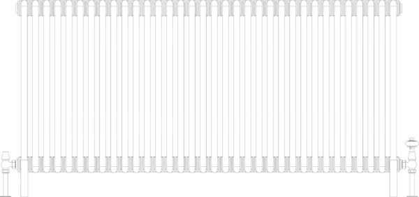 Florence 4 Column 685mm, 34 sections