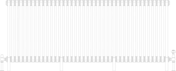 Florence 4 Column 685mm, 40 sections