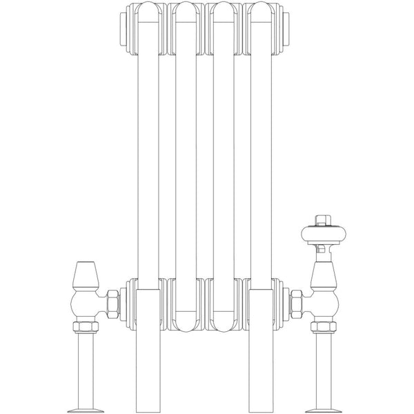 Florence 5 Column 400mm, 4 sections