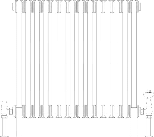 Florence 5 Column 600mm, 14 sections