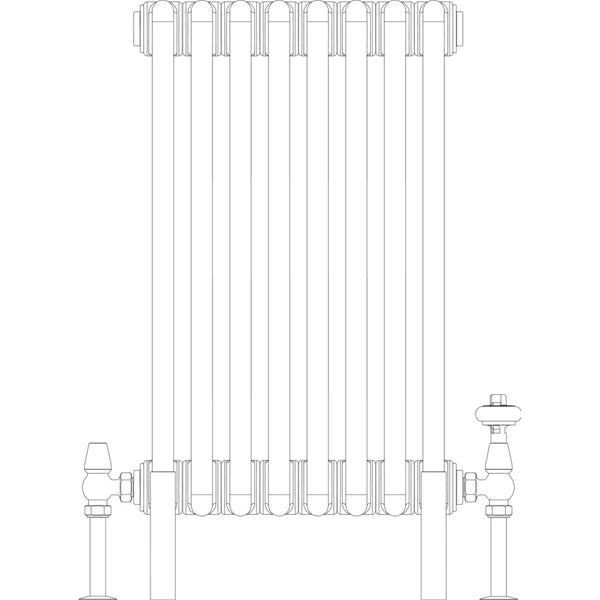 Florence 5 Column 600mm, 8 sections