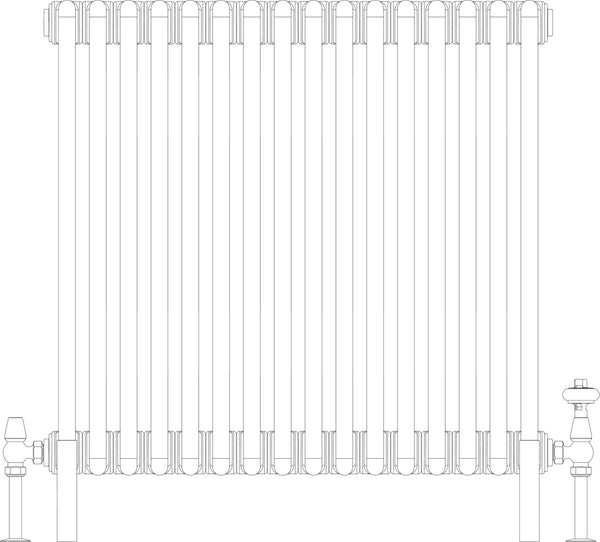 Florence 5 Column 685mm, 16 sections