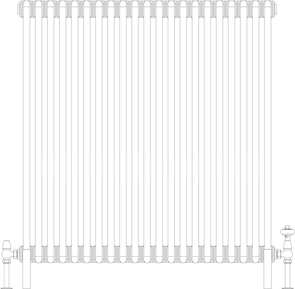 Florence 6 Column 1000mm, 21 sections