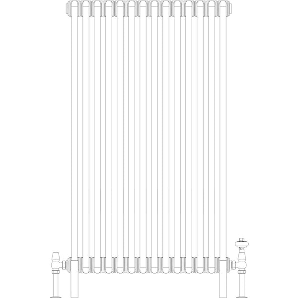 Florence 6 Column 1200mm, 14 sections