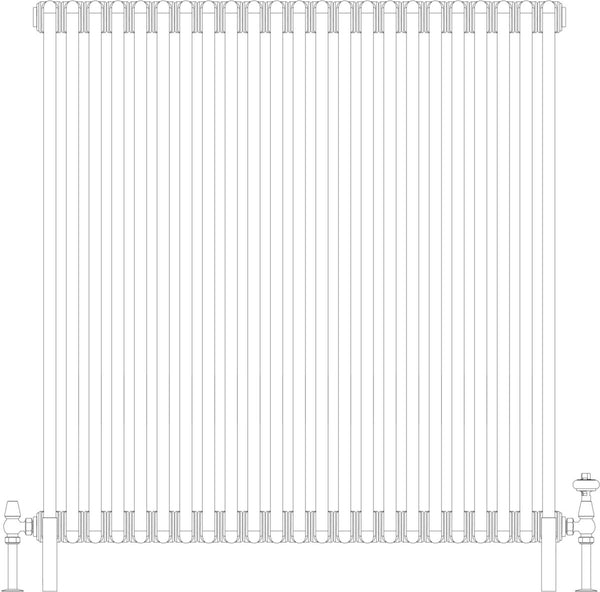 Florence 6 Column 1200mm, 23 sections