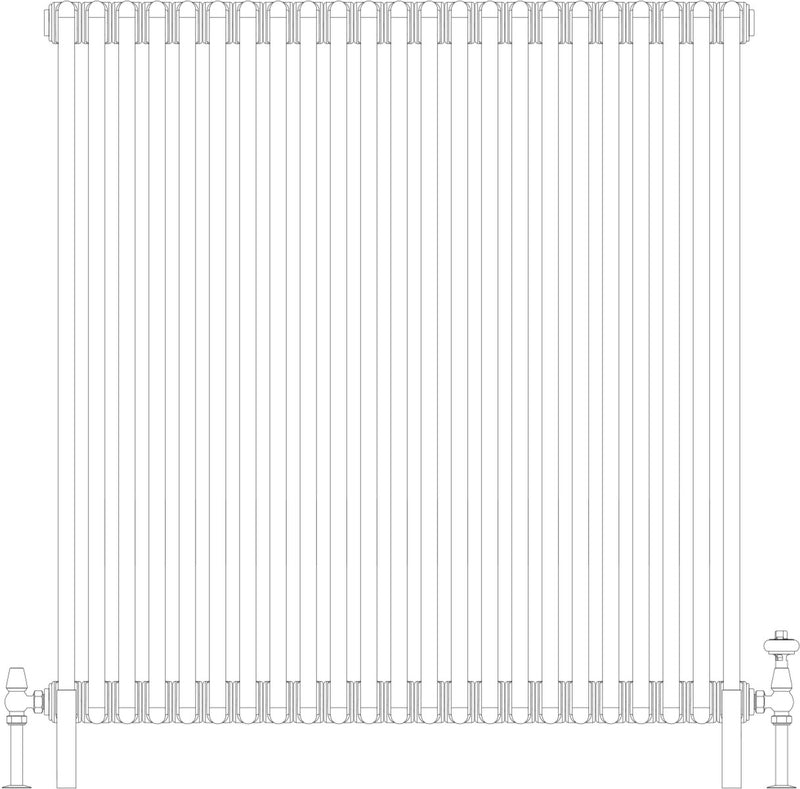 Florence 6 Column 1200mm, 23 sections