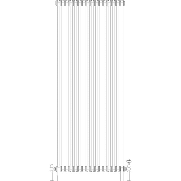 Florence 6 Column 1800mm, 16 sections