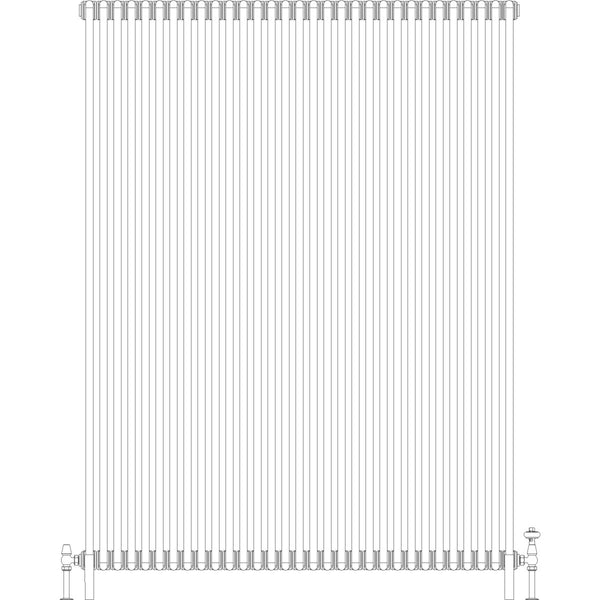 Florence 6 Column 1800mm, 31 sections