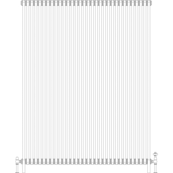 Florence 6 Column 1800mm, 32 sections