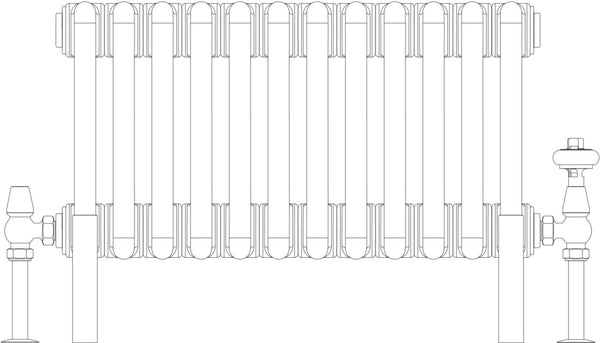 Florence 6 Column 200mm, 12 sections