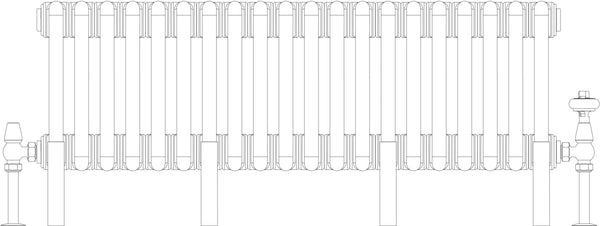 Florence 6 Column 200mm, 20 sections