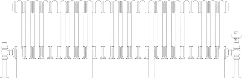 Florence 6 Column 200mm, 24 sections