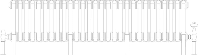 Florence 6 Column 200mm, 28 sections