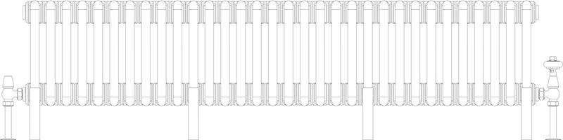 Florence 6 Column 200mm, 32 sections