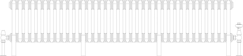 Florence 6 Column 200mm, 35 sections