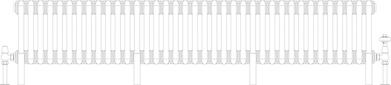 Florence 6 Column 200mm, 37 sections