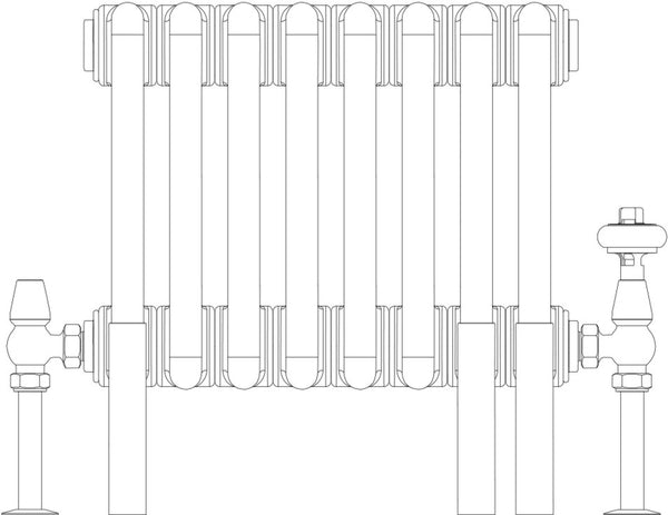 Florence 6 Column 200mm, 8 sections