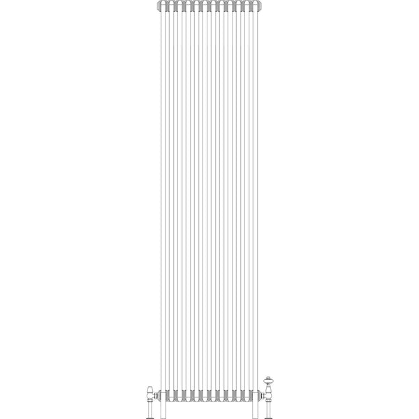 Florence 6 Column 2200mm, 12 sections