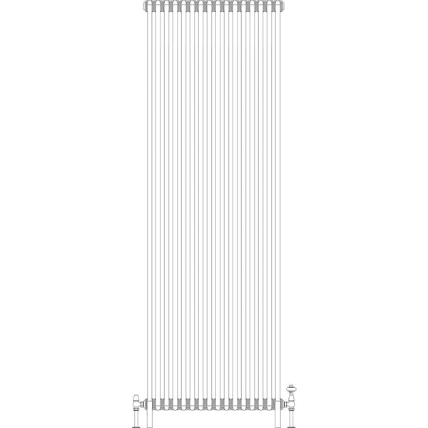 Florence 6 Column 2200mm, 16 sections